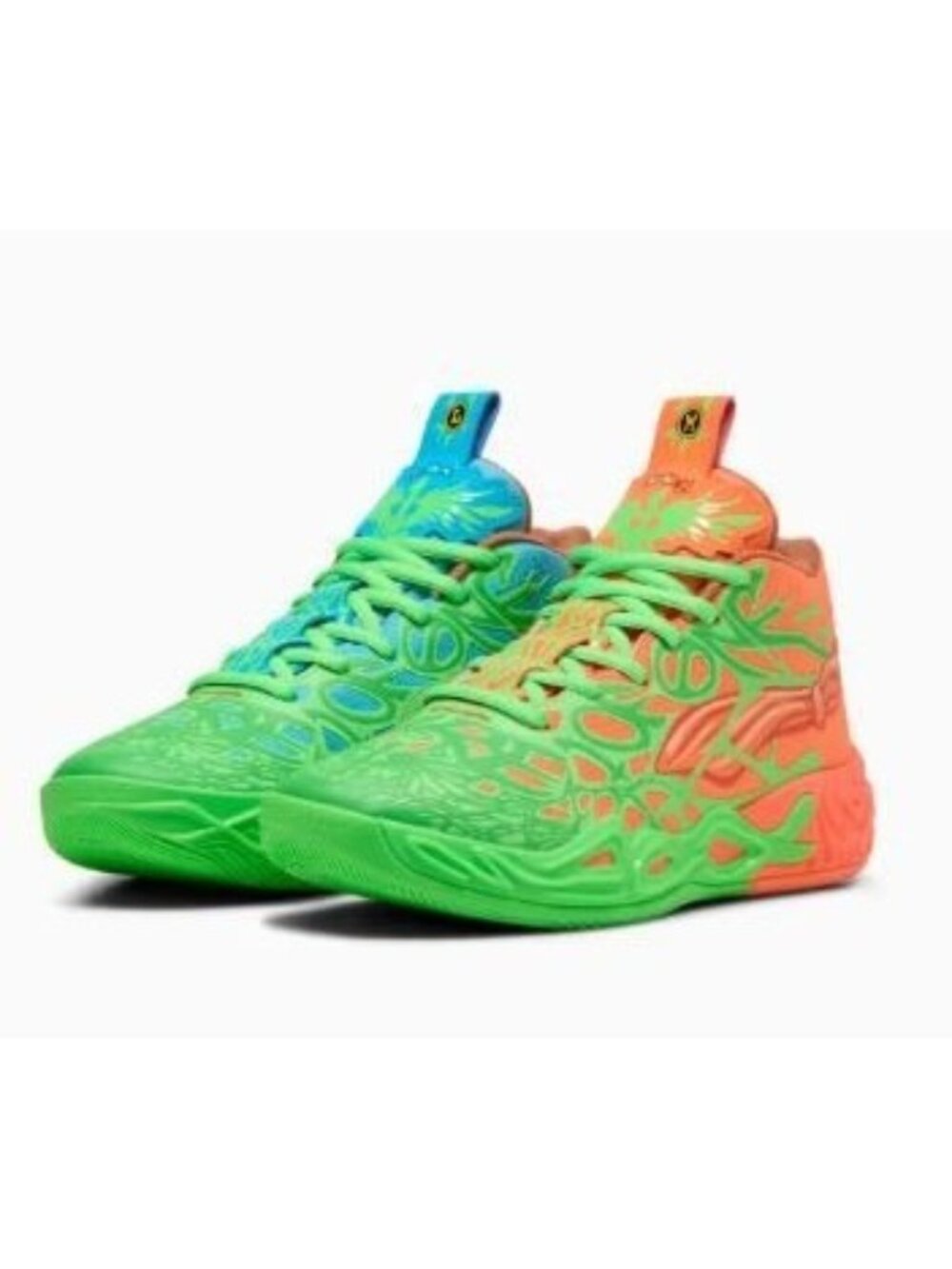 PUMA MB.04 x TMNT Leonardo Michelangelo 311307-01 Green Orange NWOB Men's 11.5
